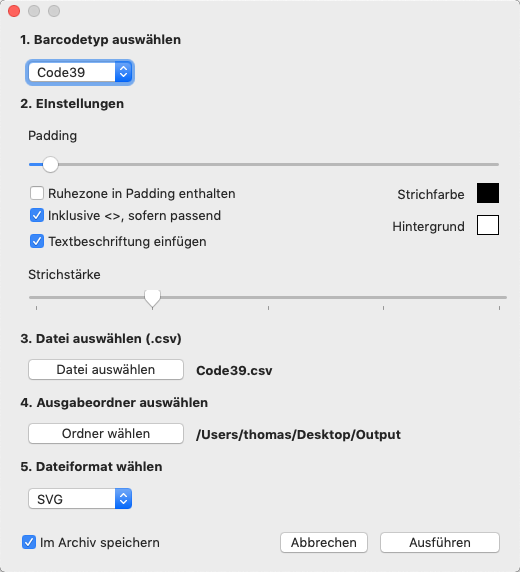 Stapelverarbeitung